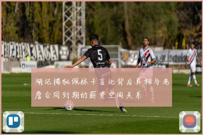 湖记揭秘佩林卡言论背后真相与老詹合同到期的薪资空间关系